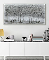 Empire Art Direct Solitary Field Textured Metallic Hand Painted Wall Art by Martin Edwards, 24" x 48" x 1.5"