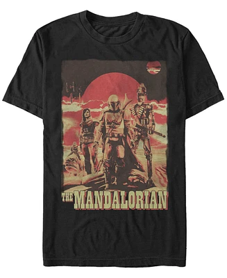 Fifth Sun Men's Gritty Mandalorian Short Sleeve Crew T-shirt