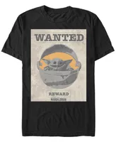 Fifth Sun Star Wars The Mandalorian Child Wanted Poster Short Sleeve Men's T-shirt