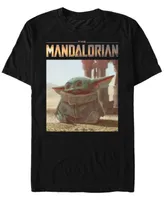 Fifth Sun Star Wars The Mandalorian Child Portrait Logo Short Sleeve Men's T-shirt