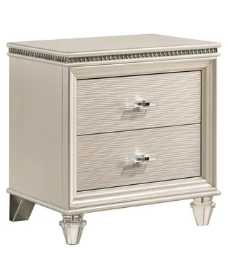 Shayer Pearl 2-Drawer Nightstand - Off