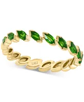 Lali Jewels Emerald Marquise Band (3/4 ct. t.w.) in 14k Gold (Also Available in Ruby)