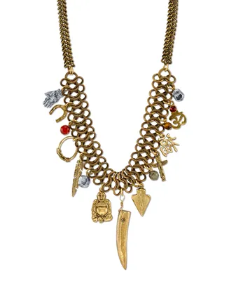 T.r.u. by 1928 Lucky Charms Vintage-Like Chain Necklace