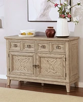 Furniture of America Edgewater Wine Rack in Server