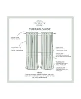 Exclusive Home Curtains Loha Linen Grommet Top Curtain Panel Pair