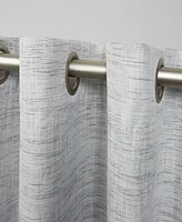 Exclusive Home Curtains Burke Blackout Grommet Top Curtain Panel Pair, 52" x 84", Set of 2