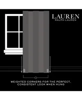 Lauren Ralph Lauren Rubin Back Tab Rod Pocket Sheer Curtain Panel, 54" x 84"