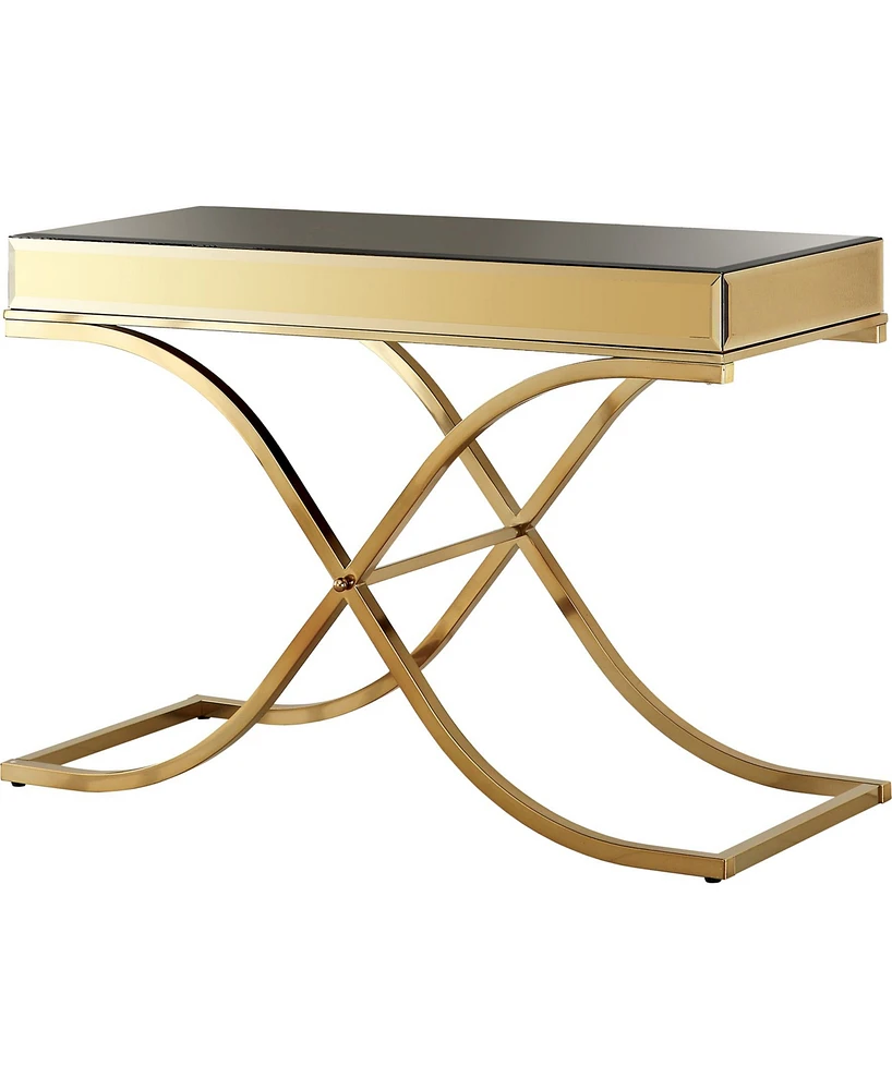 Xander Mirrored Console Table