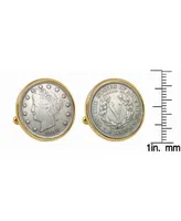 American Coin Treasures Liberty Nickel Bezel Coin Cuff Links