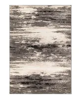 Orian Illusions Devonridge Charcoal 6'7" x 9'6" Area Rug