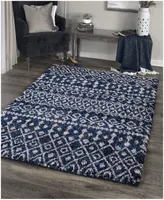 Orian Cotton Tail Nardik Navy 5'3" x 7'6" Area Rug