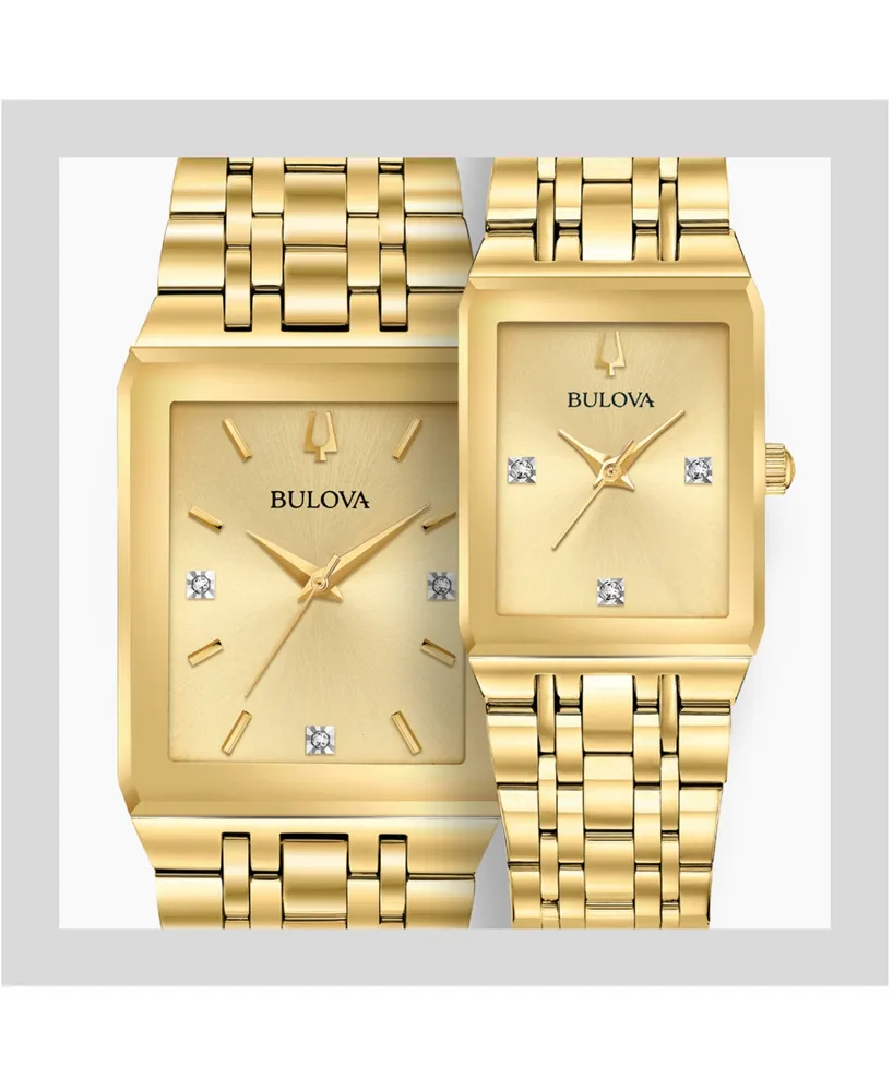 Bulova Women's Futuro Diamond-Accent Gold