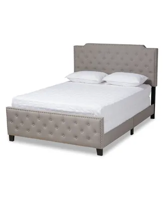 Furniture Marion Modern Button Tufted Full Size Bed