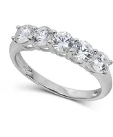 Arabella Cubic Zirconia Ring 14k White Gold