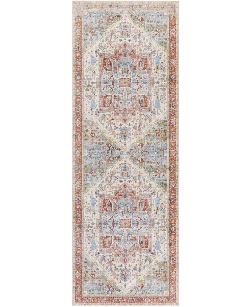 Livabliss Iris Irs-2314 Beige 2'6" x 7'6" Runner Area Rug