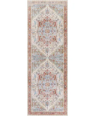 Livabliss Iris Irs-2314 Beige 2'6" x 7'6" Runner Area Rug