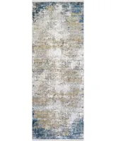 Surya Solar Sor-2301 Mist 3' x 8' Runner Area Rug