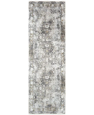 Surya Solar Sor-2308 Charcoal 3' x 9'10" Runner Area Rug