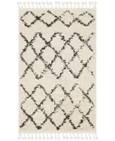 Livabliss Berber Shag Bbe- Charcoal 3'1" x 4'11" Area Rug