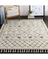 Livabliss Berber Shag Bbe 2302 Charcoal Area Rug