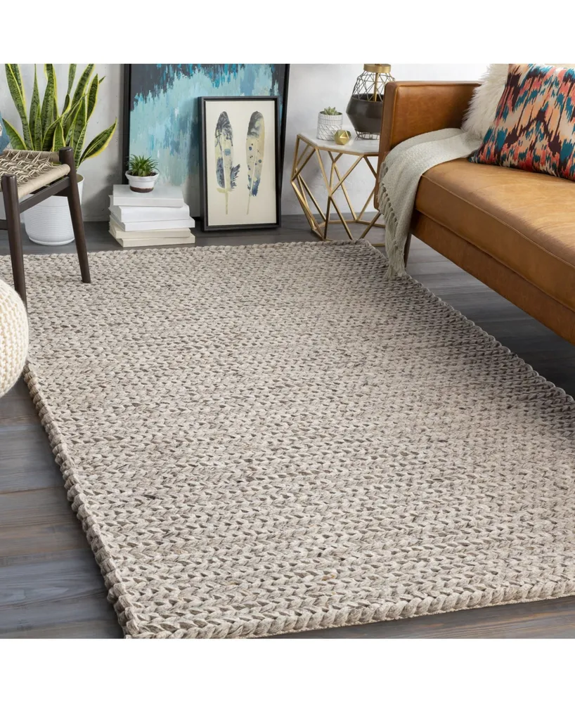 Closeout! Surya Anchorage Anc-1006 Charcoal 5' x 8' Area Rug