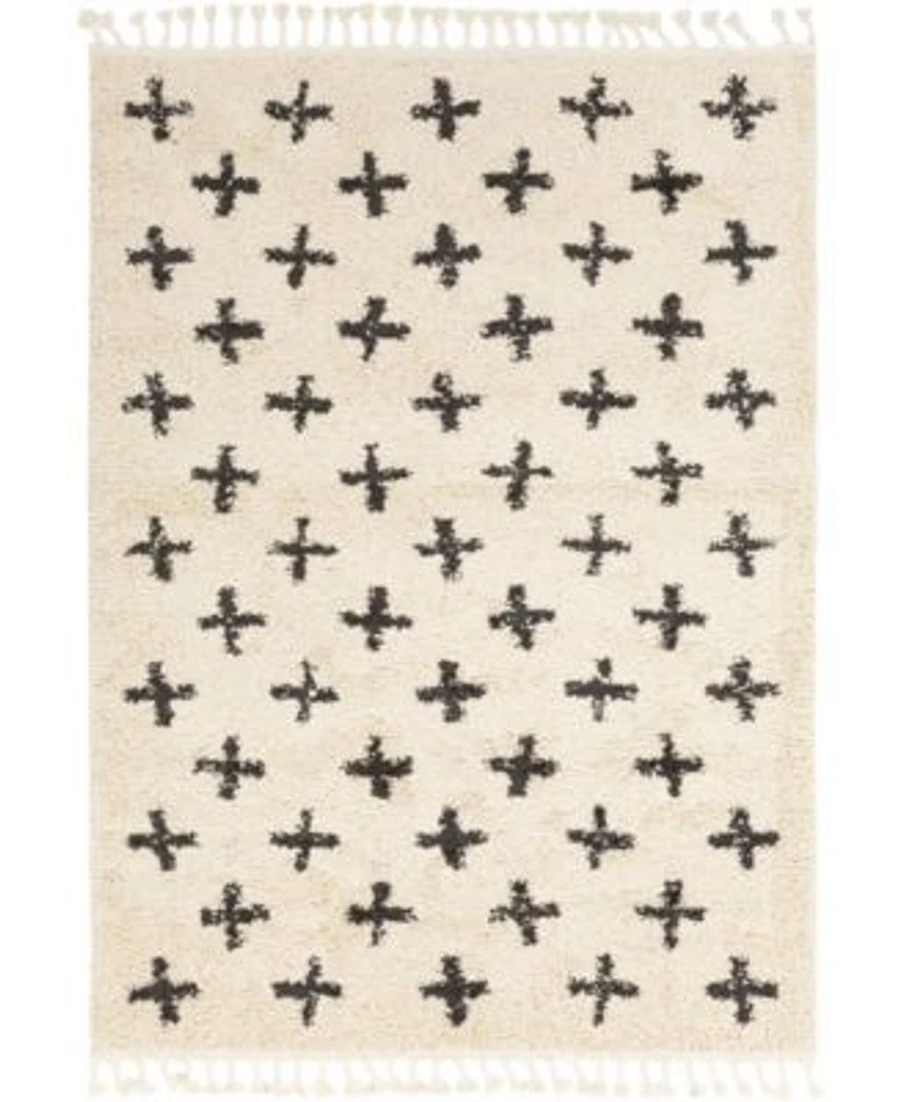 Surya Berber Shag Bbe 2310 Charcoal Area Rug