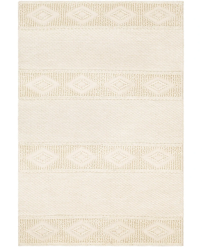Closeout! Surya Farmhouse Neutrals Fls-2300 Cream 2' x 3' Area Rug