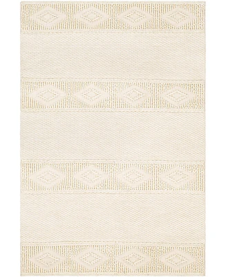 Closeout! Surya Farmhouse Neutrals Fls-2300 Cream 2' x 3' Area Rug