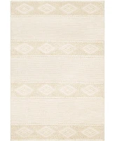 Closeout! Surya Farmhouse Neutrals Fls-2300 Cream 2' x 3' Area Rug