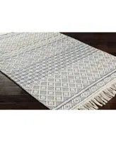 Closeout Surya Farmhouse Tassels Fts Denim Rug