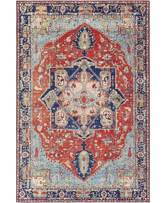 Livabliss Iris Irs- Red 5' x 7'6" Area Rug