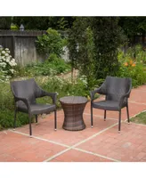 Noble House Alameda 3 Piece Outdoor Chat Set