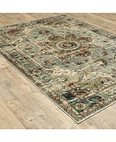 Jhb Design Romeo ROM04 Gray 7'10" x 10' Area Rug