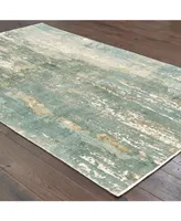 Jhb Design Creation CRE02 Blue 10' x 14' Area Rug