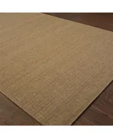 Jhb Design Veranda VER05 Tan 8'6" x 13' Outdoor Area Rug