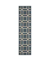 Jhb Design Scope SCO12 Blue 1'10" x 7'6" Runner Rug