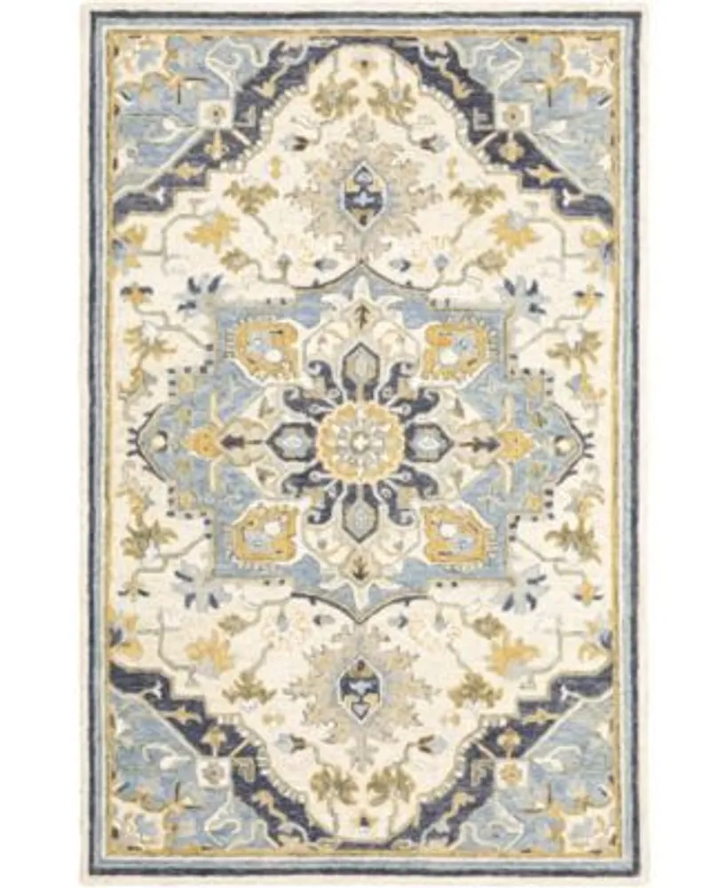 Jhb Design Garden Gar02 Blue Rug