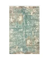 Jhb Design Creation CRE05 Blue 9' x 12' Area Rug