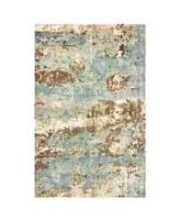 Jhb Design Creation CRE01 Blue 9' x 12' Area Rug