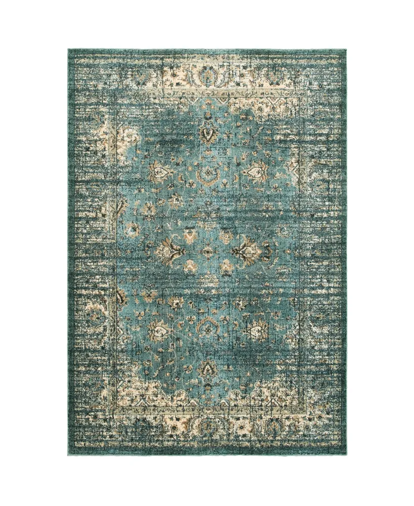 Jhb Design Gotham GOT04 Blue 5'3" x 7'6" Area Rug