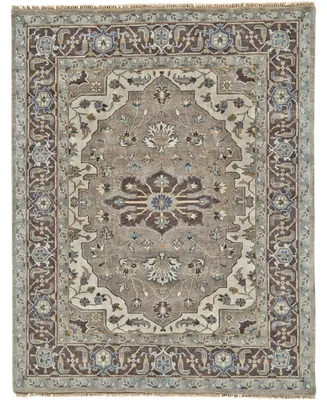 Feizy Ustad R6112 Ivory 5'6" x 8'6" Area Rug