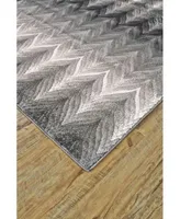 Feizy Tinsley R3589 Silver Area Rug