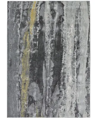 Feizy Bleecker R3606 Charcoal 8' x 11' Area Rug