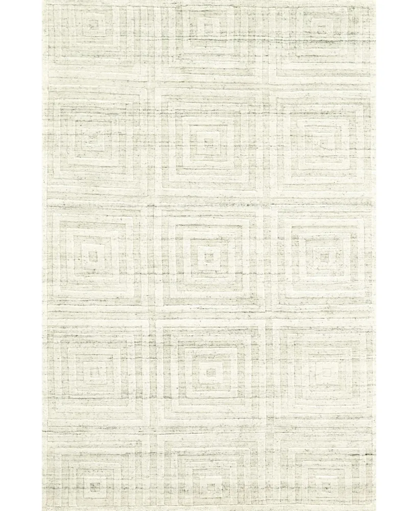 Feizy Gramercy R6326 Burgundy 5'6" x 8'6" Area Rug