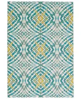 Feizy Keats R3469 Teal 7'10" x 11'" Area Rug