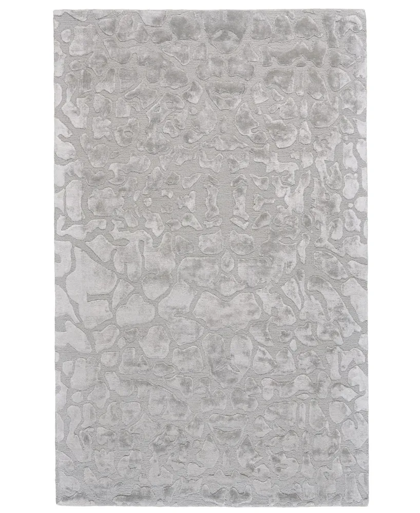 Feizy Mali R8629 Silver 2' x 3' Area Rug