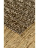 Feizy Kaelani R0770 Mocha 5' x 8' Area Rug