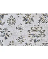 Feizy Marigold R3832 White 5'2" x 7'2" Area Rug