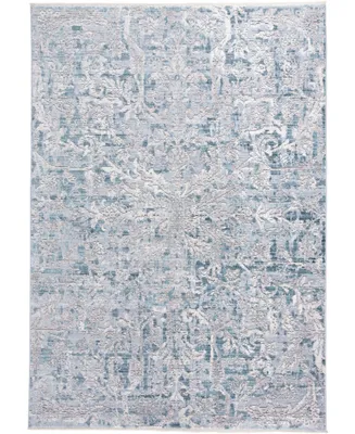 Feizy Cecily R3574 Turquoise 2' x 3' Area Rug