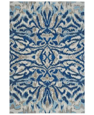 Feizy Milton R3467 Blue 6'7" x 9'6" Area Rug